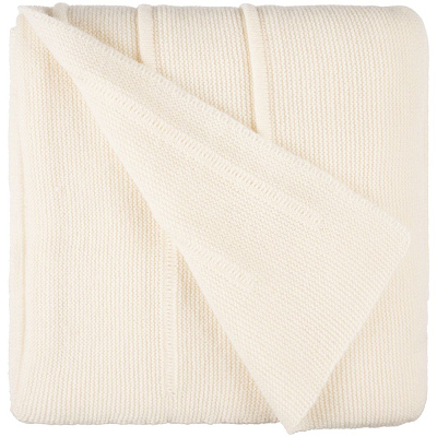 Плед Nessona Alpaca, белый (ванильный)