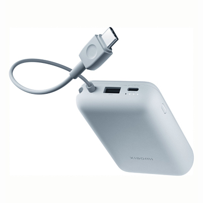 ПЗУ со встроенным кабелем Xiaomi Power Bank 10000, бежевый
