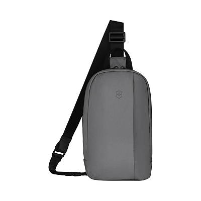 Рюкзак с одним плечевым ремнём VICTORINOX Travel Essentials , полиэстер, 18x8x30 см (Серый)