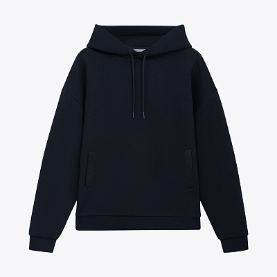 Худи релакс унисекс Баланс, с начесом , размер 3XL/4XL (Синий)