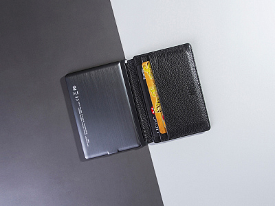 Портмоне с зарядным устройством INE, 4000 mAh