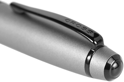 Перьевая ручка Cross Bailey Matte Grey Lacquer, перо F. Цвет - серый.