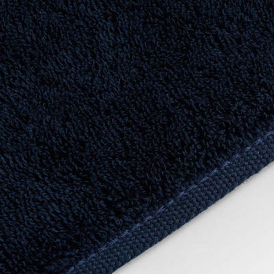 Полотенце махровое Terrychic, среднее, темно-синее