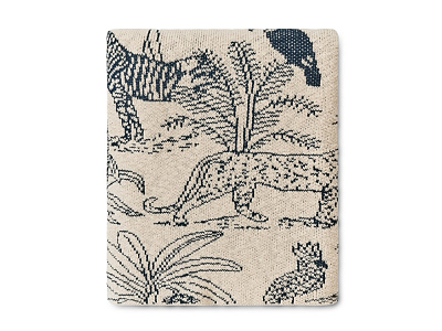 Плед SAVANNA 0104 (Бежевый/синий)