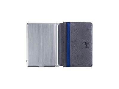 Портмоне с зарядным устройством INE, 3000 mAh (Серый)