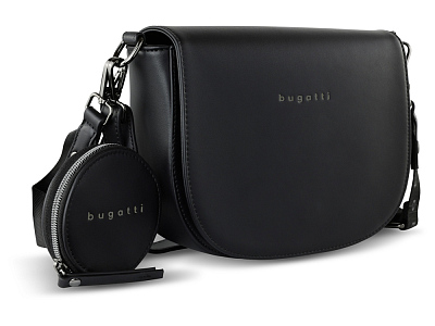 Сумка наплечная женская Almata с кошельком (Чёрный)