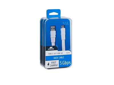 Кабель USB Type C 3.0 – Type A 1,2 м (Белый)