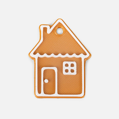 Мини-подвеска «Пряник» 3D-печать на заказ домик