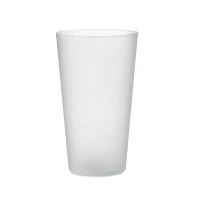 Reusable event cup 500ml (Прозрачно-белый)