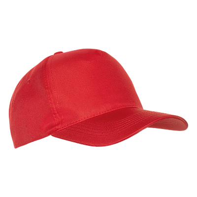 Бейсболка STAN 5 клиньев полиэстер 150, 10P (Красный)