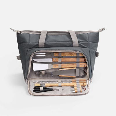 Набор для барбекю Grillmoor, темно-серый (графит) (Графит)