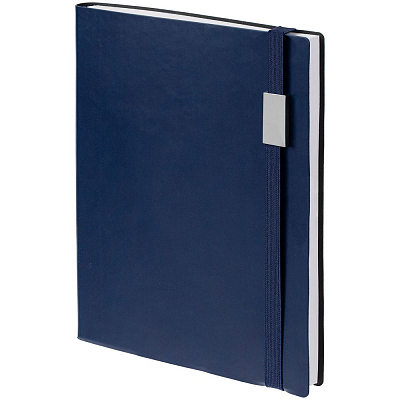 Ежедневник Vivian Metal, недатированный, темно-синий (Тёмно-синий)