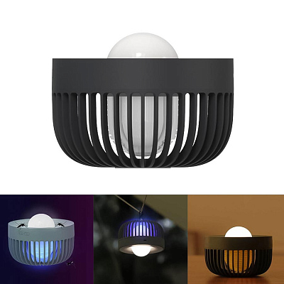 Антимоскитная лампа 3в1 SOLOVE Mosquito Lamp 002D, черный