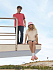 Рубашка поло унисекс Pacific, розовая (лососевая) - Фото 7