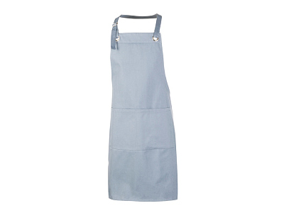 Хлопковый фартук с карманом Delight (Серый антрацит)