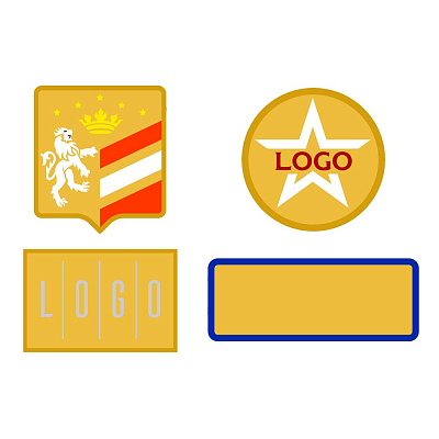 Шеврон из габардина Gabo M  (Желтый)