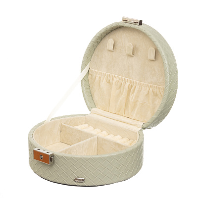 Шкатулка для украшений Jardin D'Ete, цвет фисташковый, 16,8 х 15 х 7 см (Зеленый)