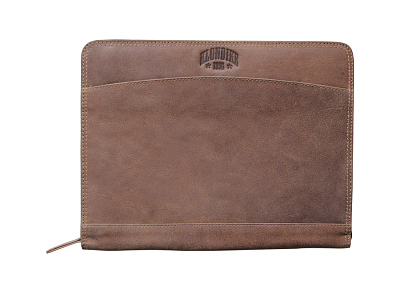 Папка для документов KLONDIKE «Bruce», натуральная кожа в светло-коричневом цвете,33 х 22,5 х 2,5 см (Коричневый)