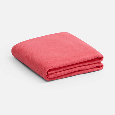 Флисовый плед Warm&Peace  (коралловый) (Розовый)