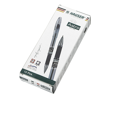 Шариковая ручка Hauser Astro, пластик, цвет синий