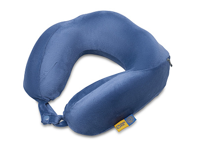 Подушка для путешествий с капюшоном Hooded Tranquility Pillow (Синий)