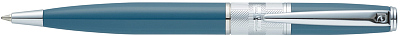 Ручка шариковая Pierre Cardin BARON. Цвет - зелено-синий. Упаковка В. (Синий)