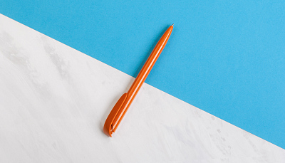 Ручка шариковая JONA, оранжевый
