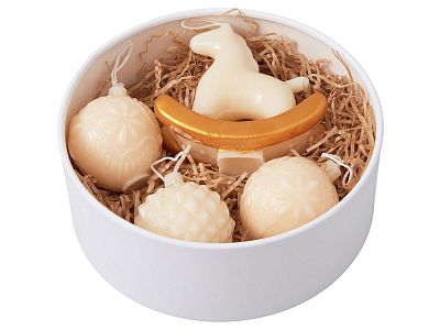 Набор свечей в подарочной коробке Noel