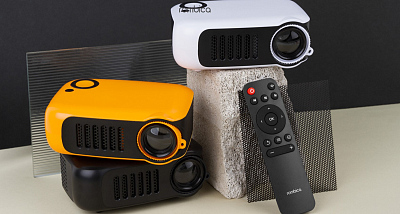 Портативный проектор Rombica Ray Mini, оранжевый