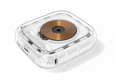 ПЗУ Solove W5 Wireless Charger, серый