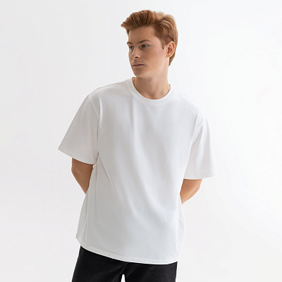 Футболка унисекс Раст (Rust), 240 гр., белая (теплый тон), размер S (Белый, белый (теплый тон))