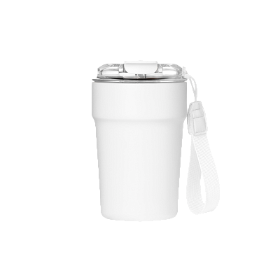 Термокружка вакуумная Monaco, белая (Белый)