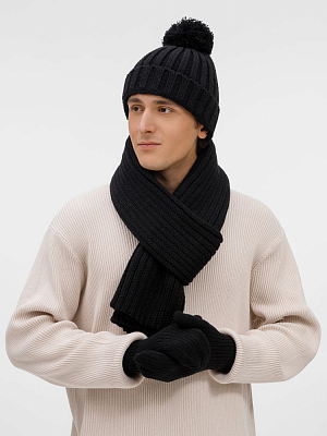 Варежки HappyGo, черные