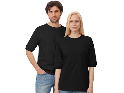 Футболка c рукавом реглан Warsaw унисекс (Чёрный)