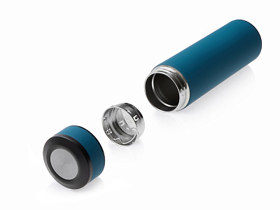 Термос Confident с покрытием soft-touch