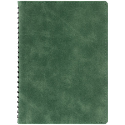 Ежедневник Spring Urban на заказ, недатированный, зеленый