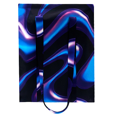 Сумка для покупок Хэнди с полноцветной печатью, размер S (Тёмно-синий)