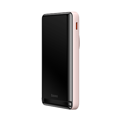 Беспроводной магнитный ПЗУ Baseus Magnetic Bracket 10000mAh 20W, розовый