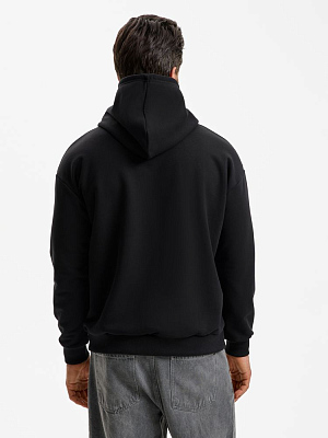 Худи унисекс оверсайз Daylero, черное