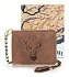 Бумажник KLONDIKE «Harry Deer», натуральная кожа в светло-коричневом цвете, 13 х 10 х 3 см - Фото 8