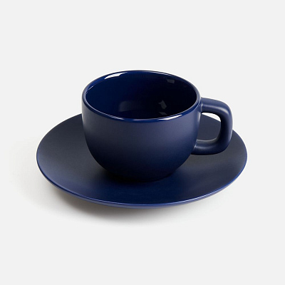 Чайная пара Stansa, темно-синяя (Тёмно-синий)