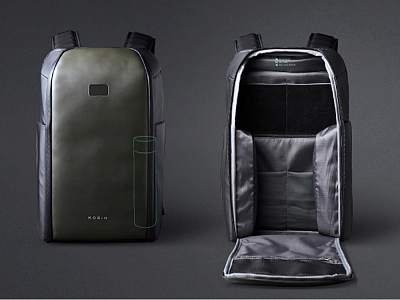 Водостойкий антикражный рюкзак FlipPack для ноутбука 15.6 (Чёрный)