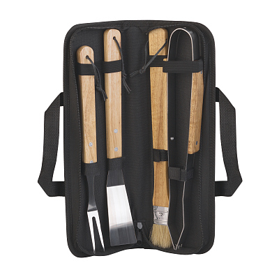 Набор для барбекю "Смак", черный (Чёрный)