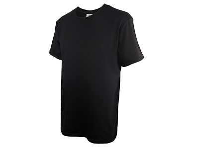 Футболка Sydney с подвернутыми рукавами, мужская (Черный)