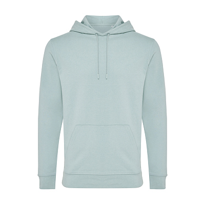 Худи Iqoniq Jasper из переработанного хлопка, унисекс, 340 г/м² (Зеленый айсберг;)