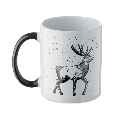 Seasonal ceramic mug 300ml (Чёрный)