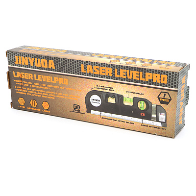 Лазерный уровень Кёльн с рулеткой 3,0 м, черный