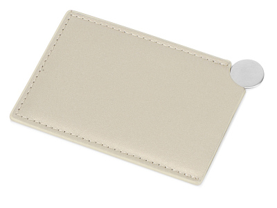 Зеркало в чехле Style (Серебристый, бежевый)