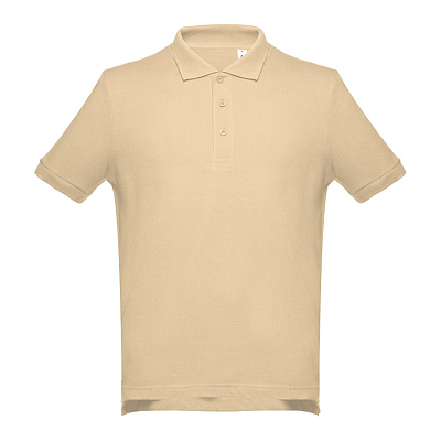 Рубашка-поло мужская ADAM 195 (Кремовый)