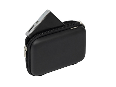 Чехол для жесткого диска из кожзама (Чёрный)